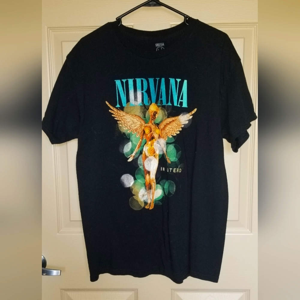 Men's Nirvana In Utero Shirt Sz Large